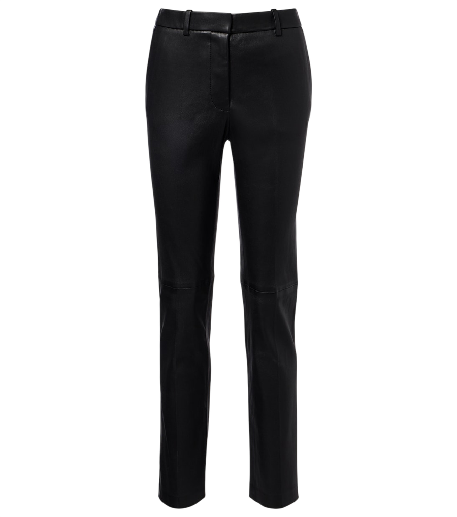Joseph Coleman leather straight pants