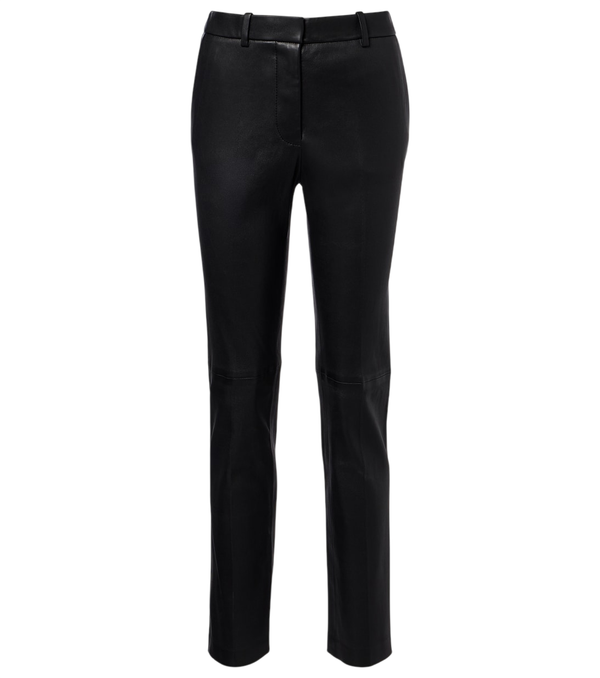 Joseph Coleman leather straight pants