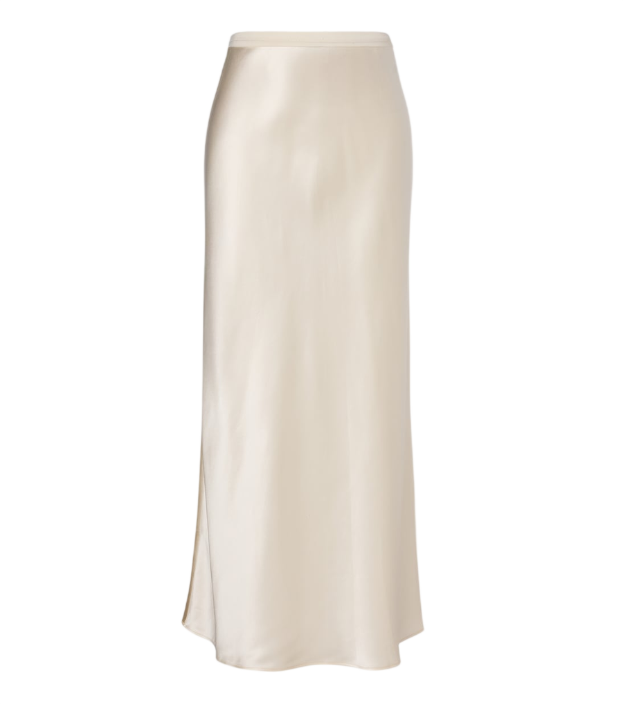 Joseph Isaak silk satin maxi skirt