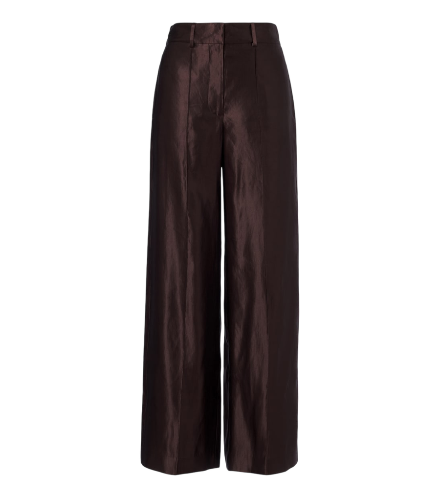 Joseph Jnane linen and silk wide-leg pants