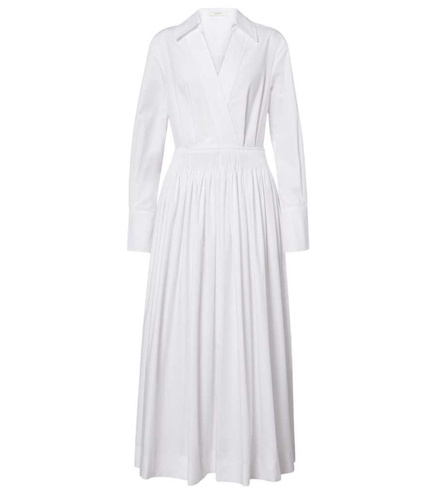 Joseph Kathe cotton poplin midi dress