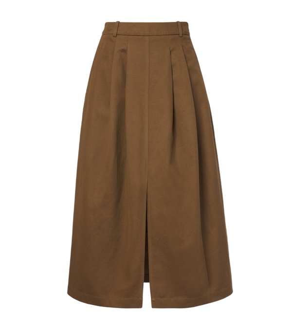 Joseph Gonna midi in twill di cotone e lino Kharis