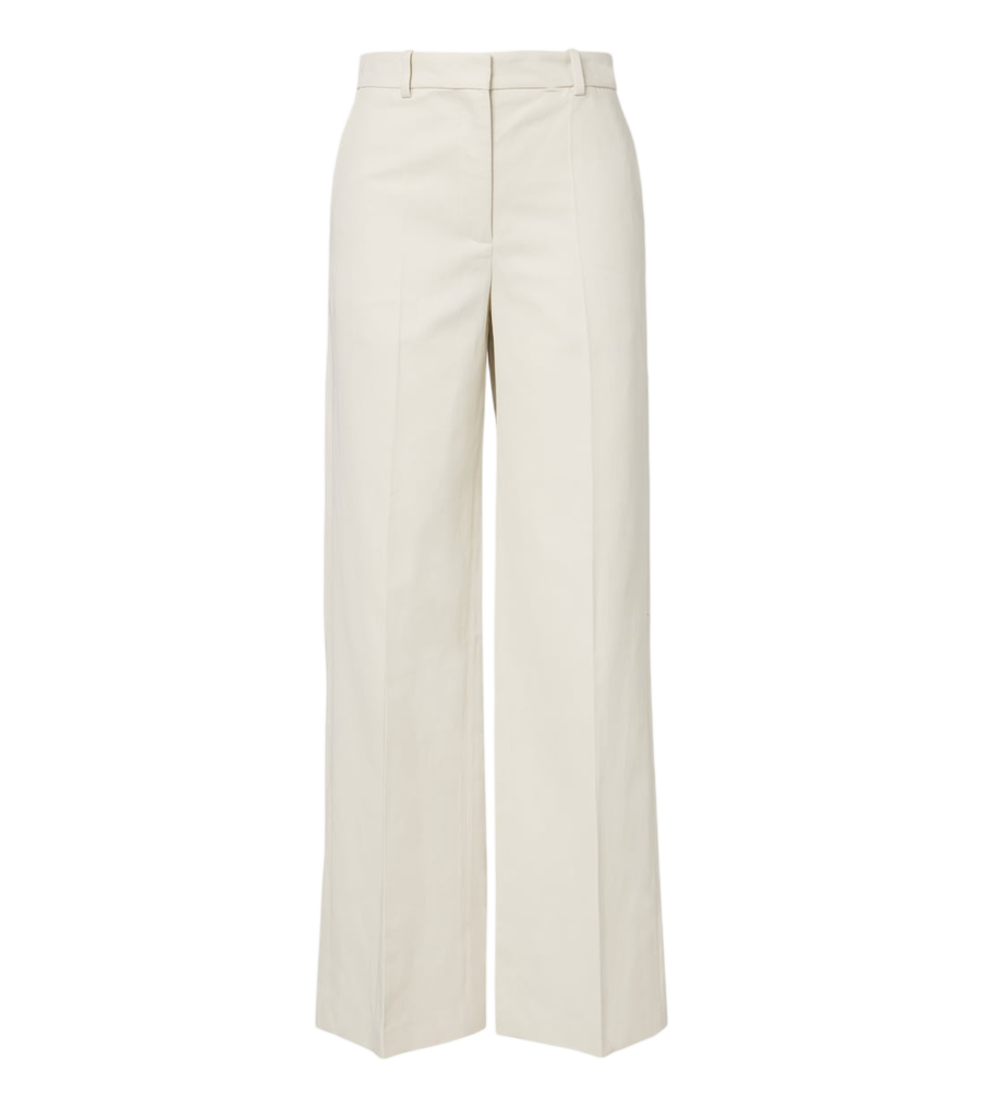 Joseph Mitae cotton and linen twill straight pants