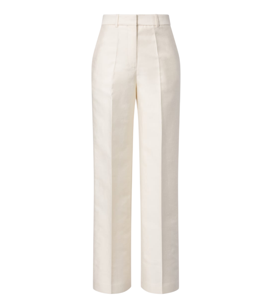 Joseph Mitae cotton, linen, and silk-blend wide-leg pants