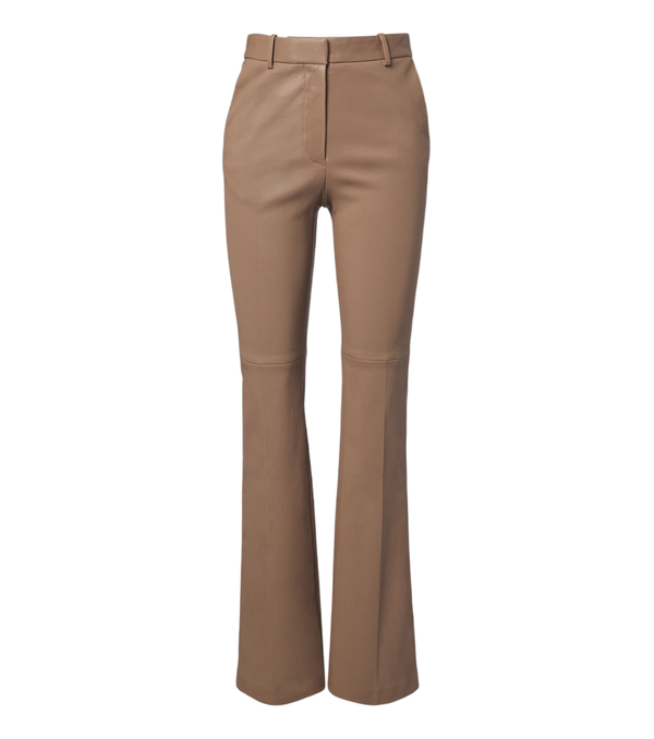 Joseph Tafira leather flared pants