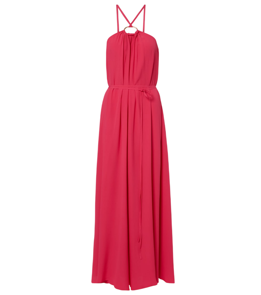 Joseph Zuzi halterneck crêpe maxi dress