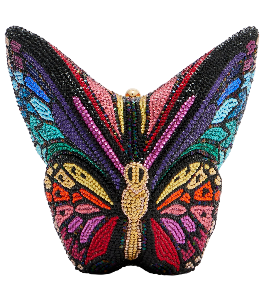 Pochette papillon ornée Judith Leiber Couture