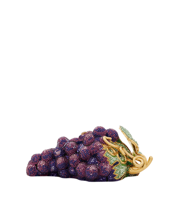 Judith Leiber Couture Pochette decorata Grapes Concord