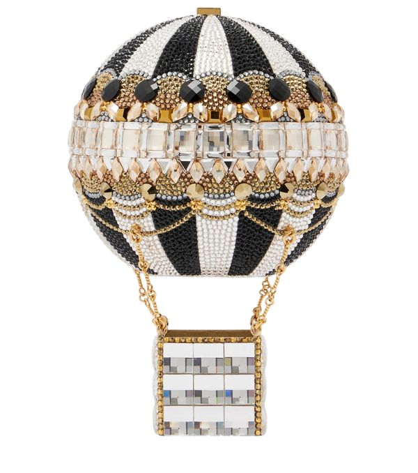 Judith Leiber Couture Pochette piccola decorata con mongolfiera