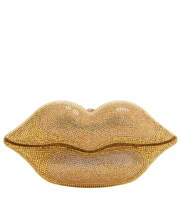 Judith Leiber Couture Lips Piccola pochette impreziosita da cristalli