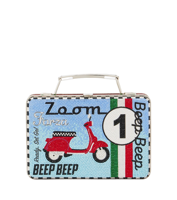 Judith Leiber Couture Portapranzo Beep Beep pochette decorata