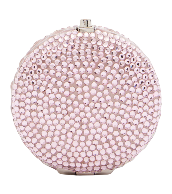 Judith Leiber Couture Portapillole mini Macaron decorato con cristalli