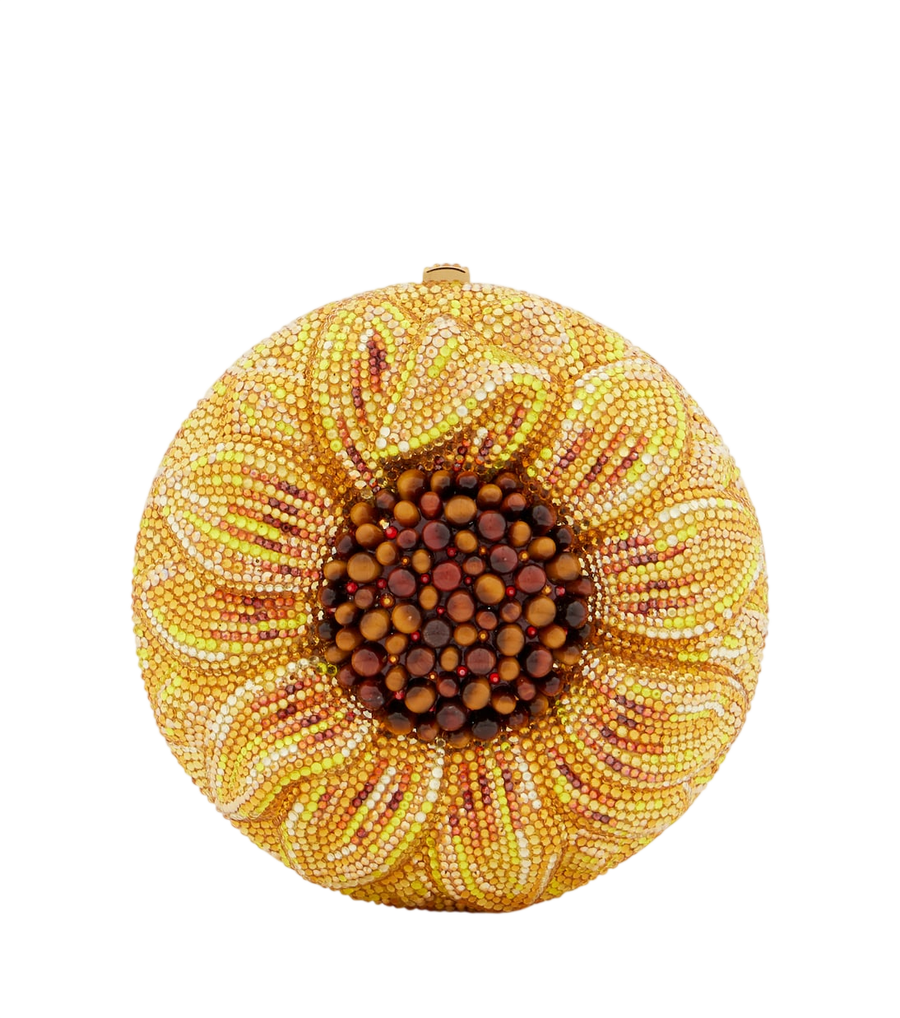 Judith Leiber Couture Sunflower Soleil embellished clutch