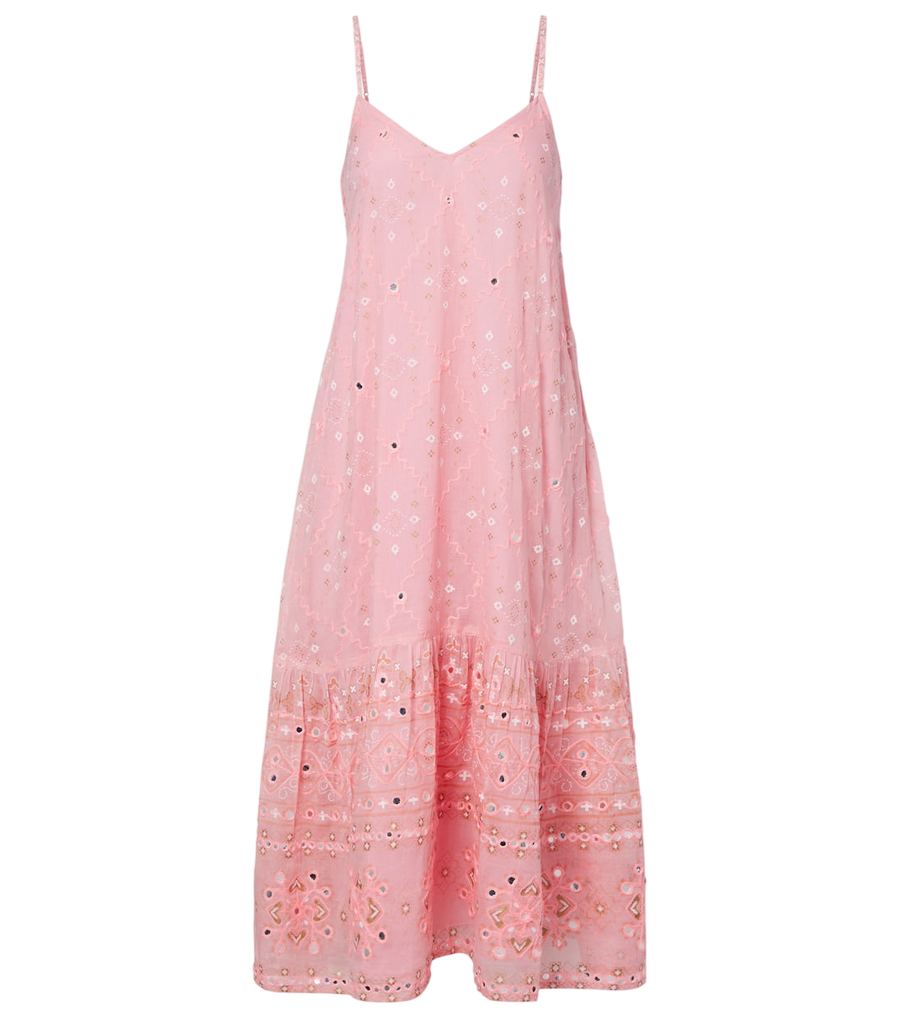 Robe midi en coton ornée de Juliet Dunn