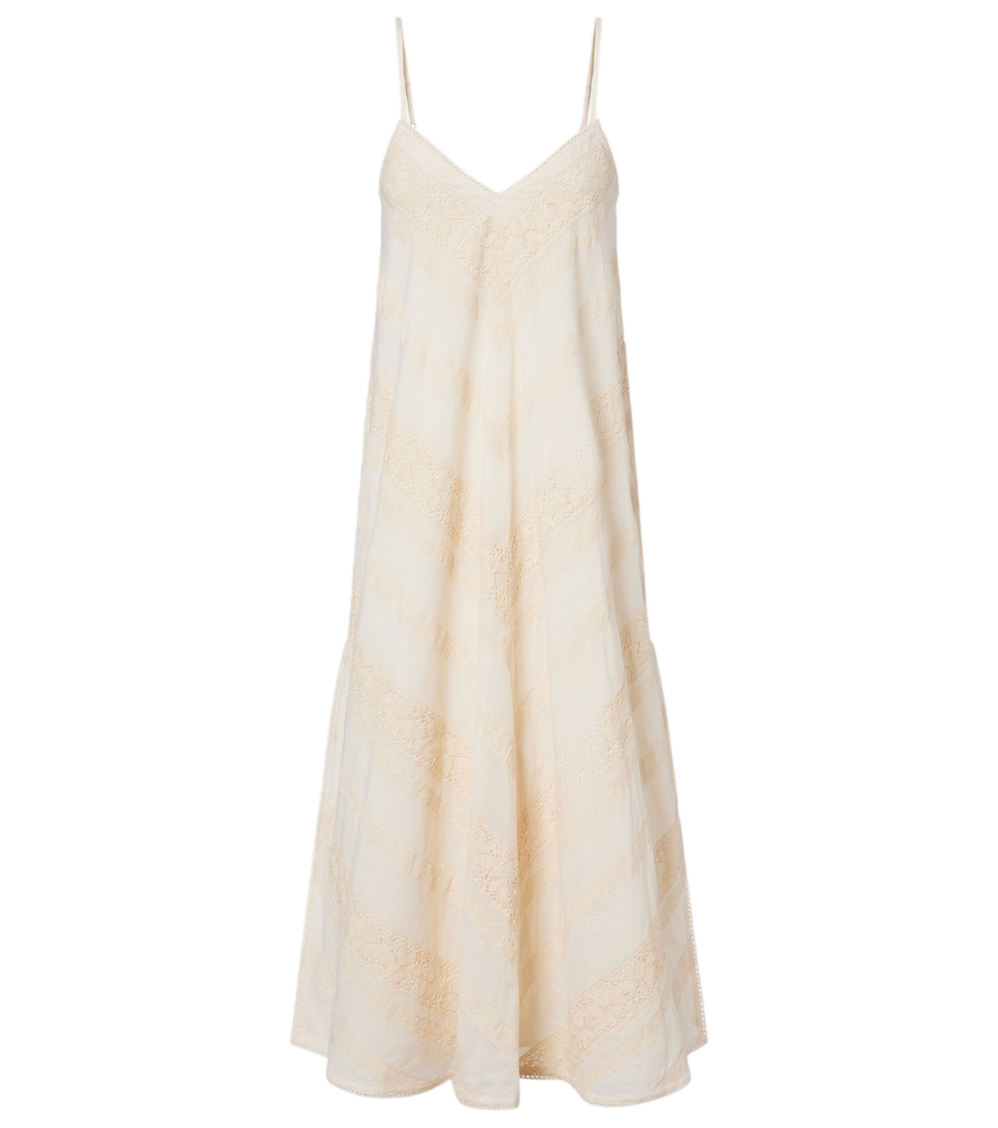 Robe midi Juliet Dunn en coton brodé