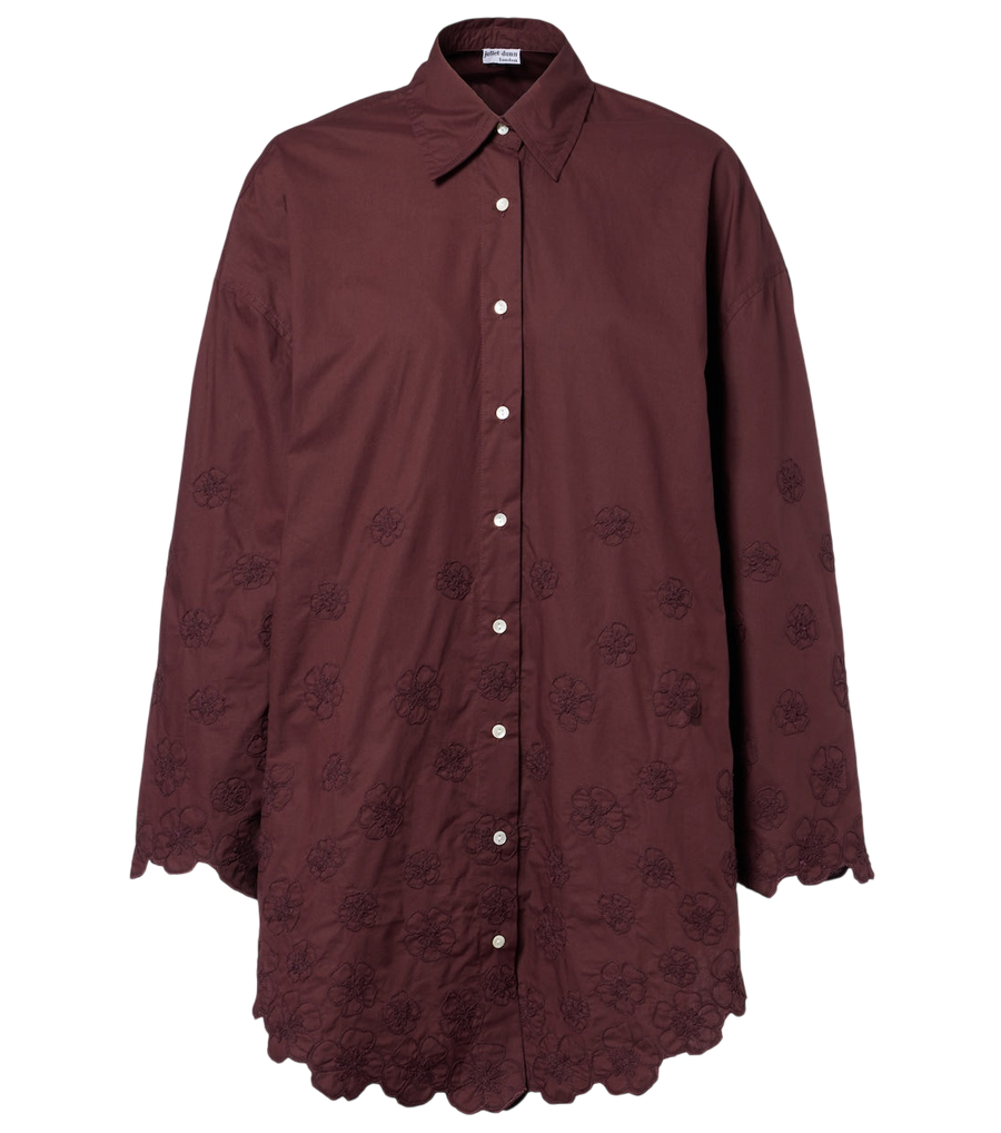 Chemise en coton brodé Juliet Dunn