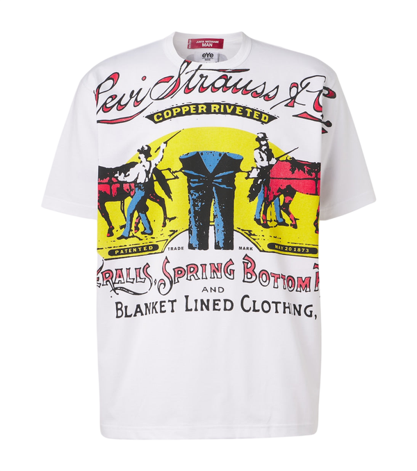 Junya Watanabe x Levi's® printed cotton jersey T-shirt