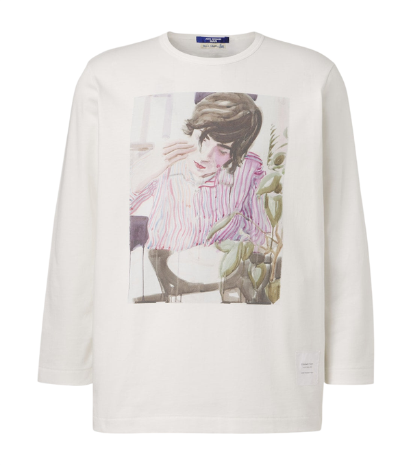 Junya Watanabe x Merz B. Schwanen cotton jersey T-shirt