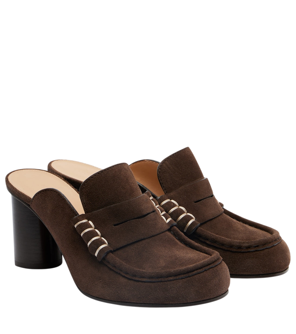 JW Anderson 75 suede mules