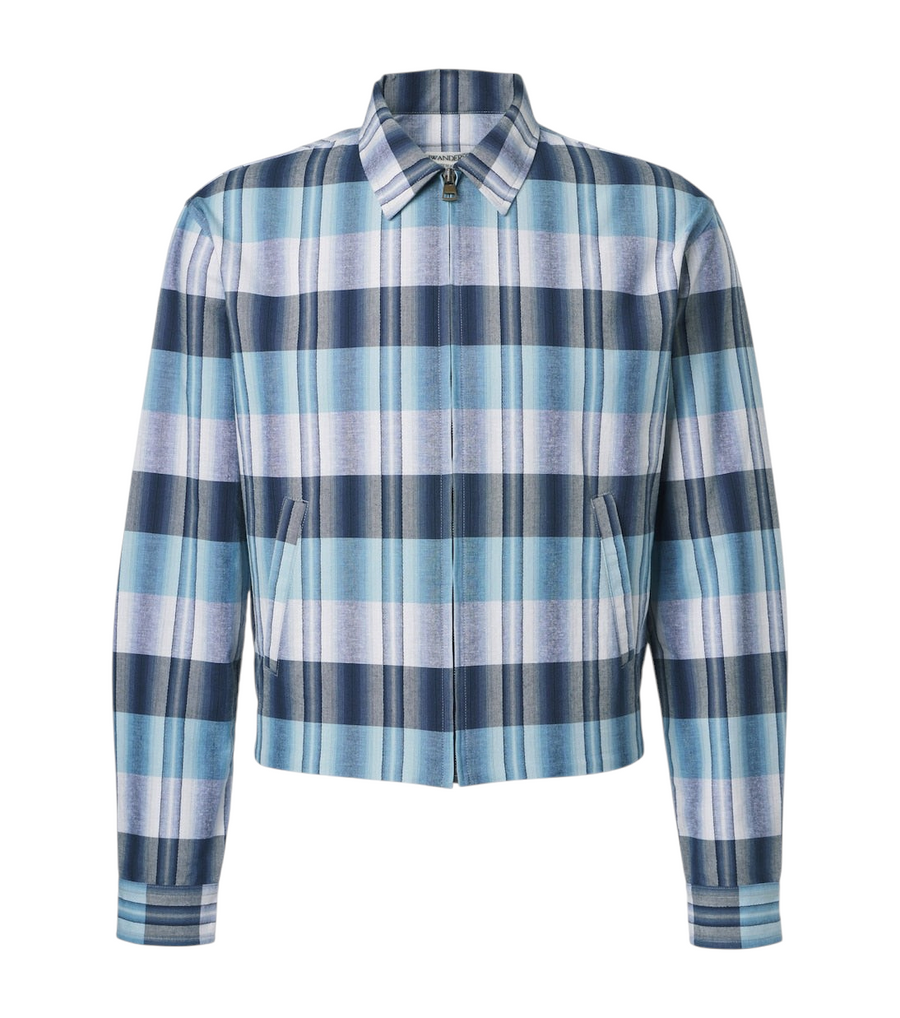 JW Anderson Checked cotton blouson jacket