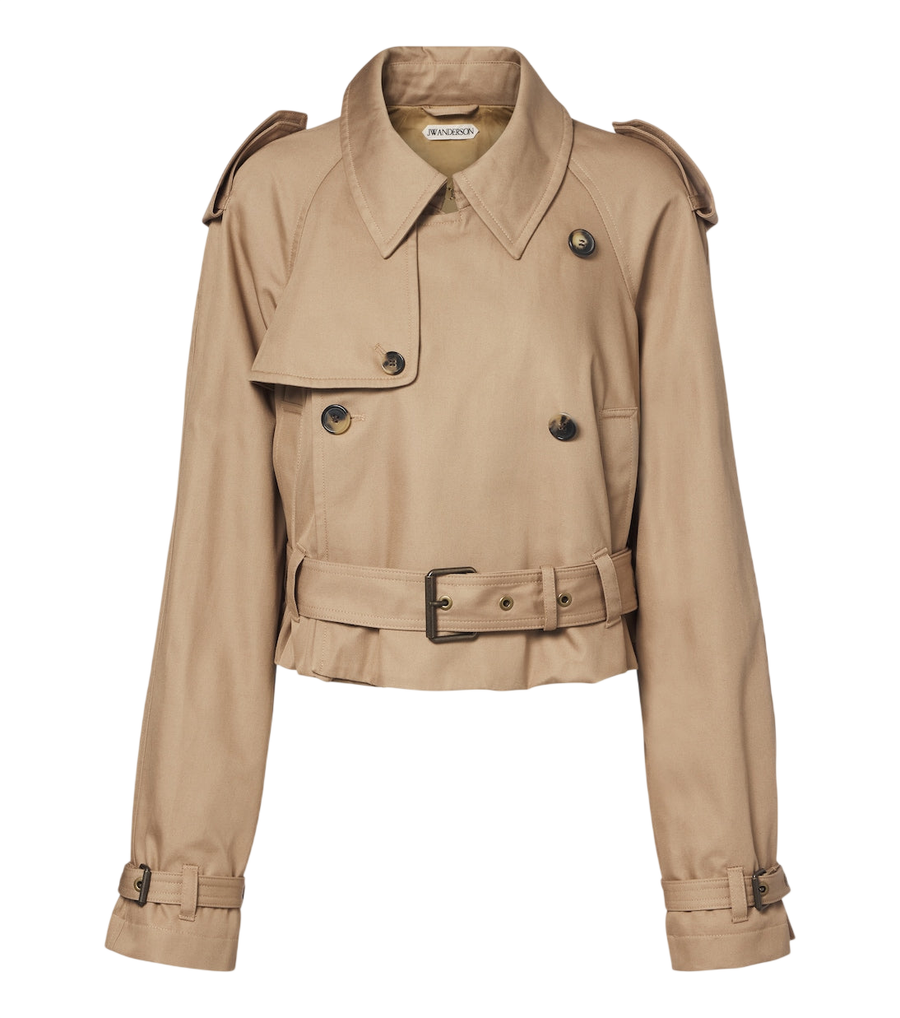 JW Anderson Cropped cotton trench coat