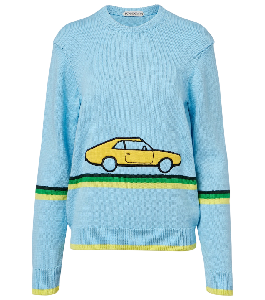 JW Anderson Embroidered cotton sweater