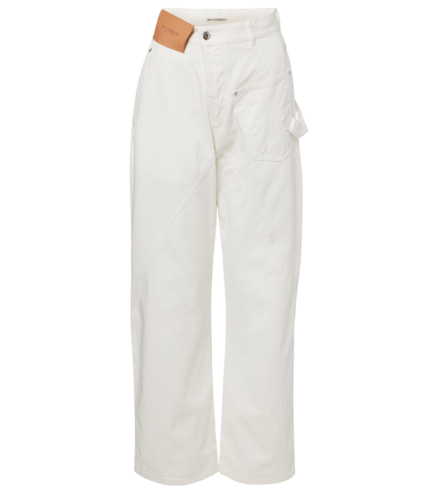 Jean droit brodé JW Anderson