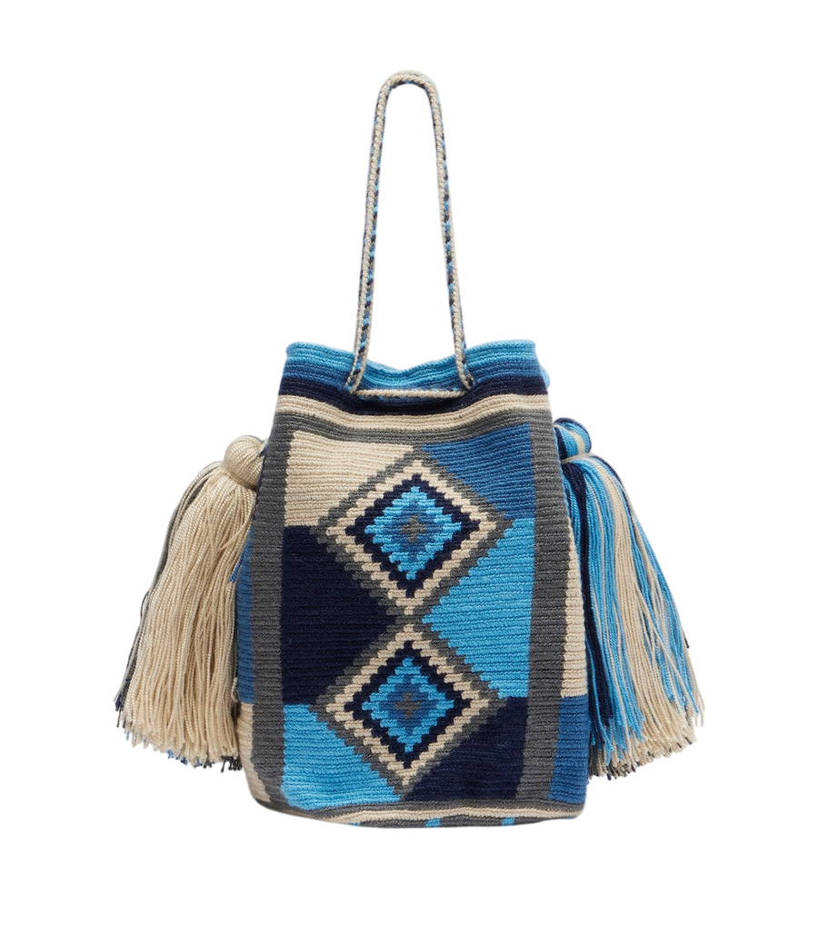 JW Anderson La Mochia Wayuu woven bucket bag