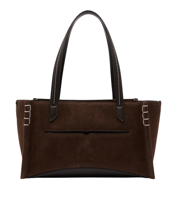 JW Anderson Loafer Cabas suede tote bag