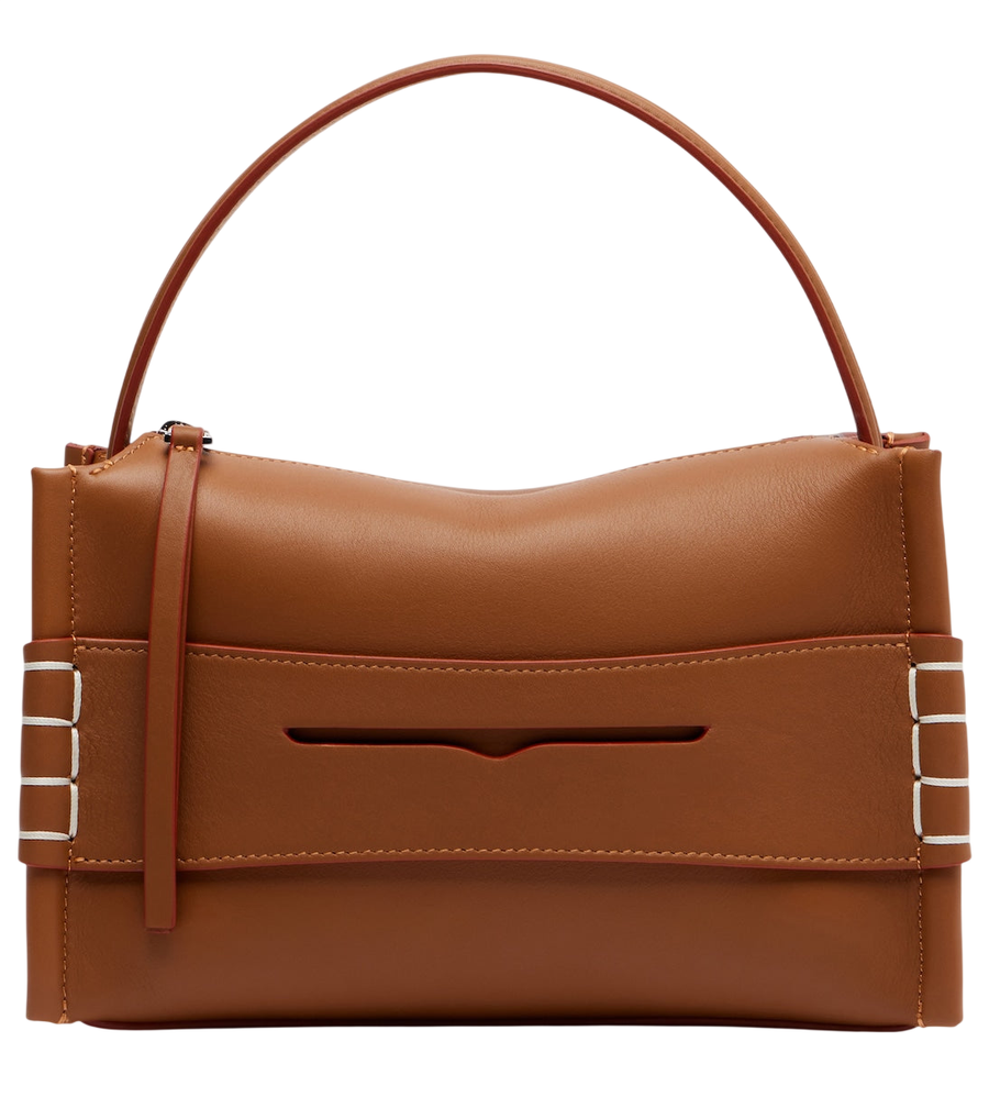JW Anderson Loafer leather top-handle bag