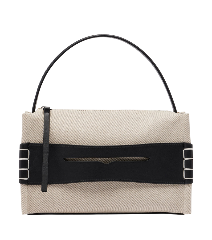 Sac à main Loafer Medium de JW Anderson en toile et cuir