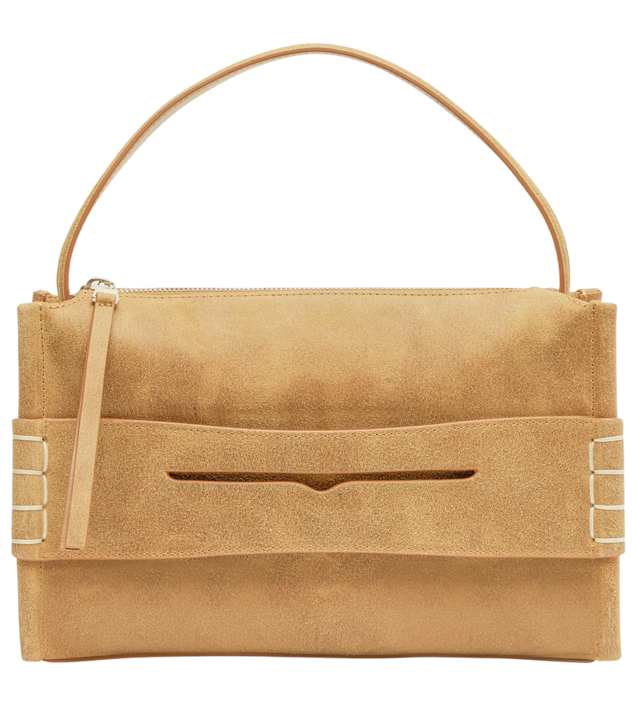 JW Anderson Loafer Small suede shoulder bag