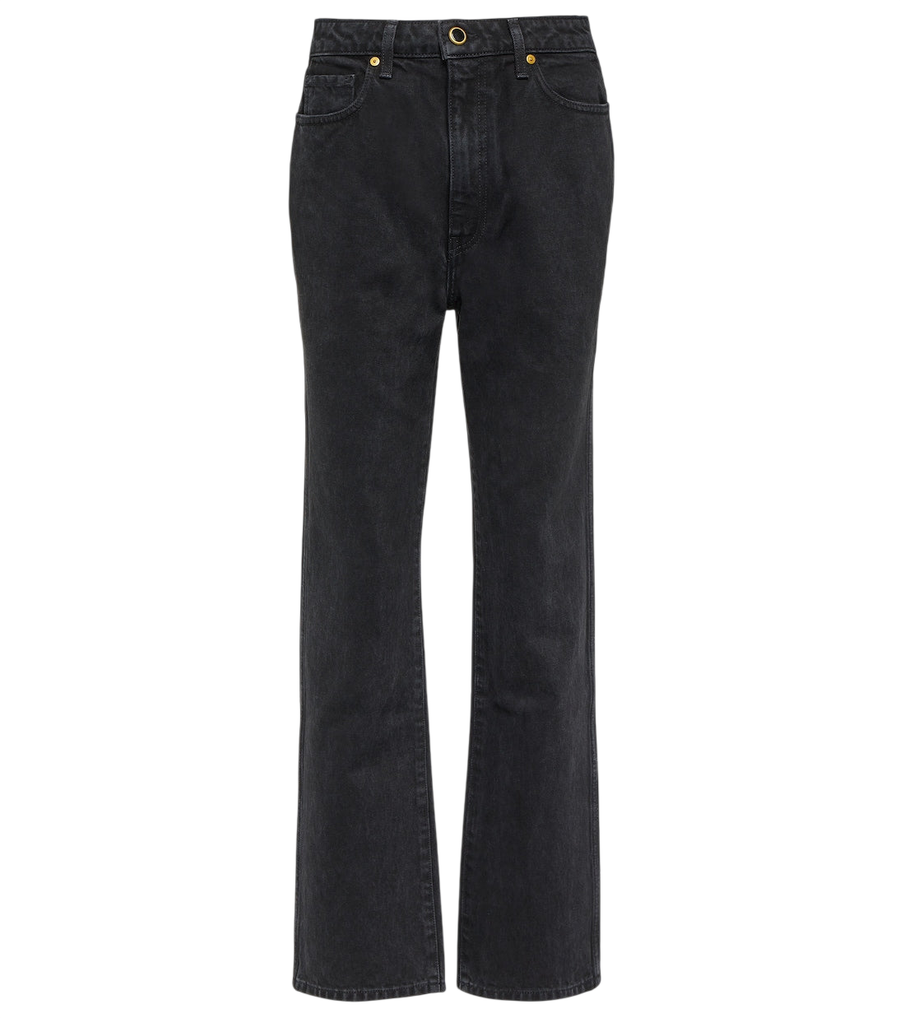 Khaite Jeans dritti corti Abigail