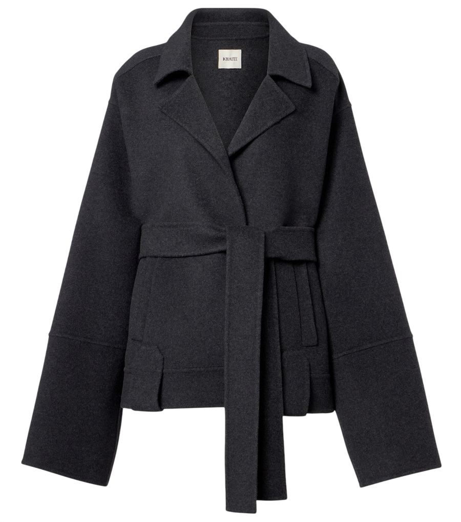 Khaite Alder belted wool jacket
