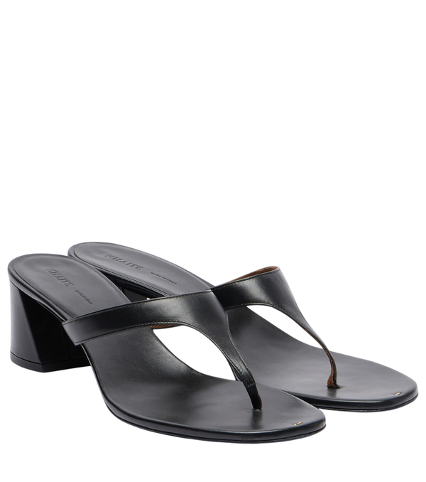 Khaite Archer leather thong sandals