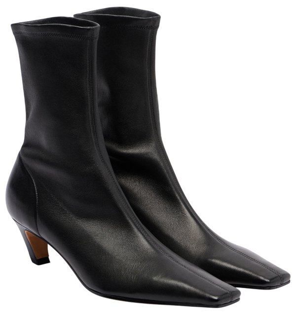 Khaite Arizona 50 leather ankle boots
