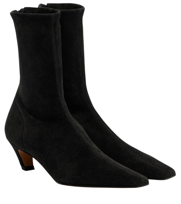 Khaite Arizona suede ankle boots