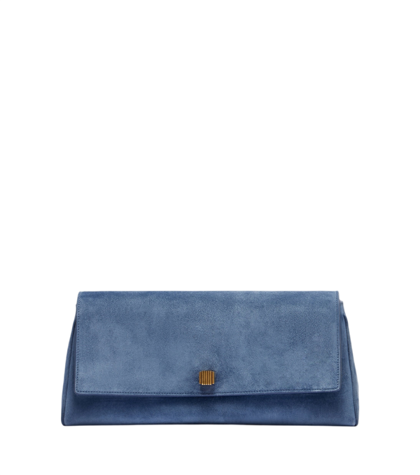 Bolso de mano mediano de ante Audrey de Khaite