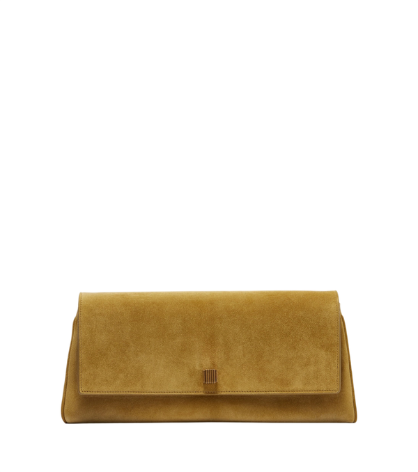 Bolso de mano mediano de ante Audrey de Khaite