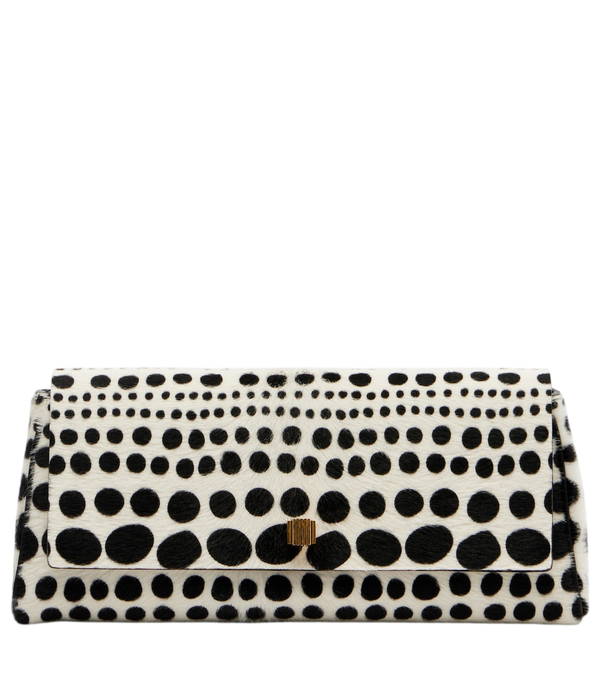 Khaite Pochette Audrey in pelle di vitello a pois