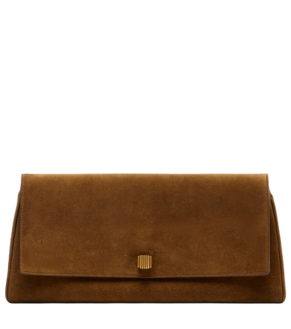 Pochette in pelle scamosciata Khaite Audrey