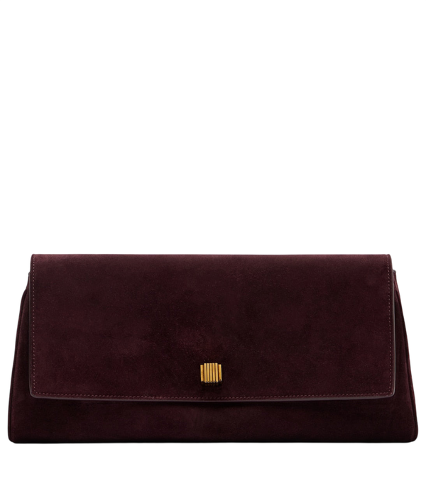 Pochette in pelle scamosciata Khaite Audrey