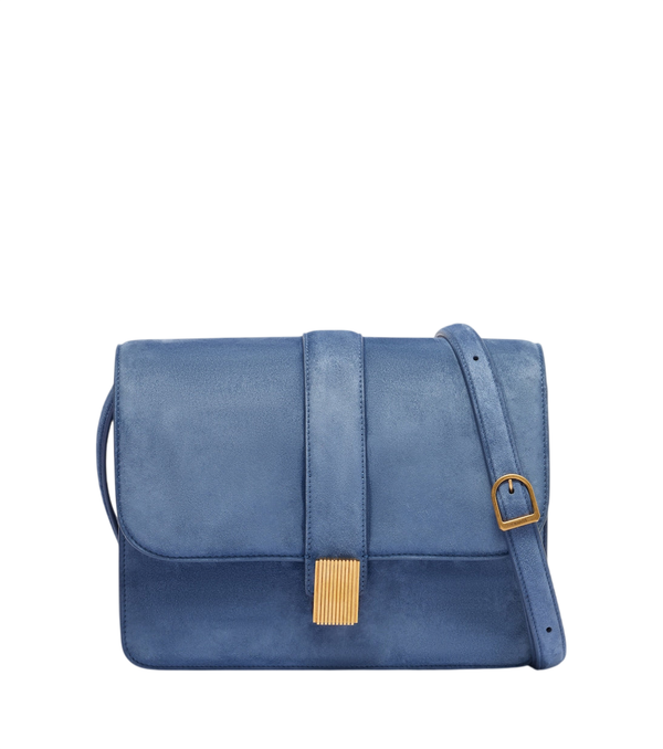 Khaite Blake suede crossbody bag