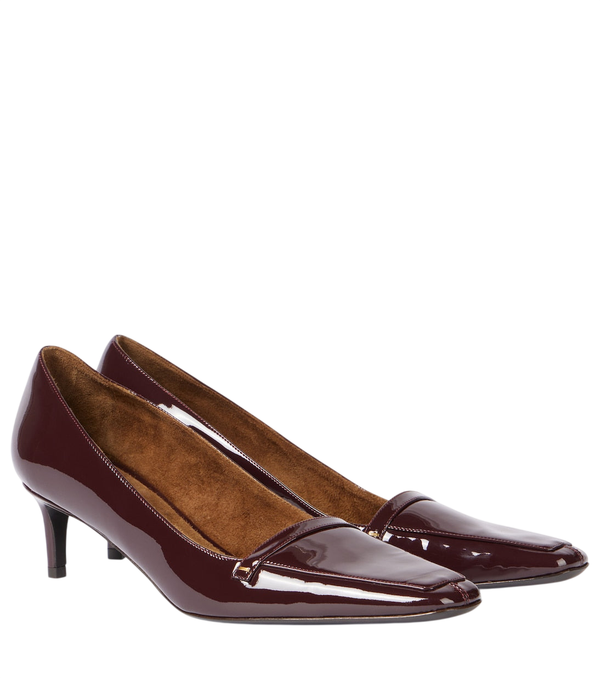 Khaite Celia 50 patent leather pumps
