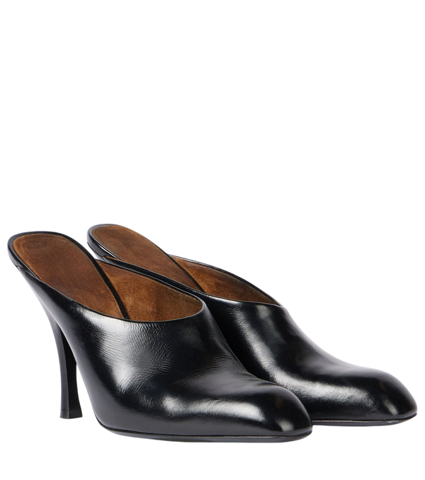 Khaite Colt 100 leather mules