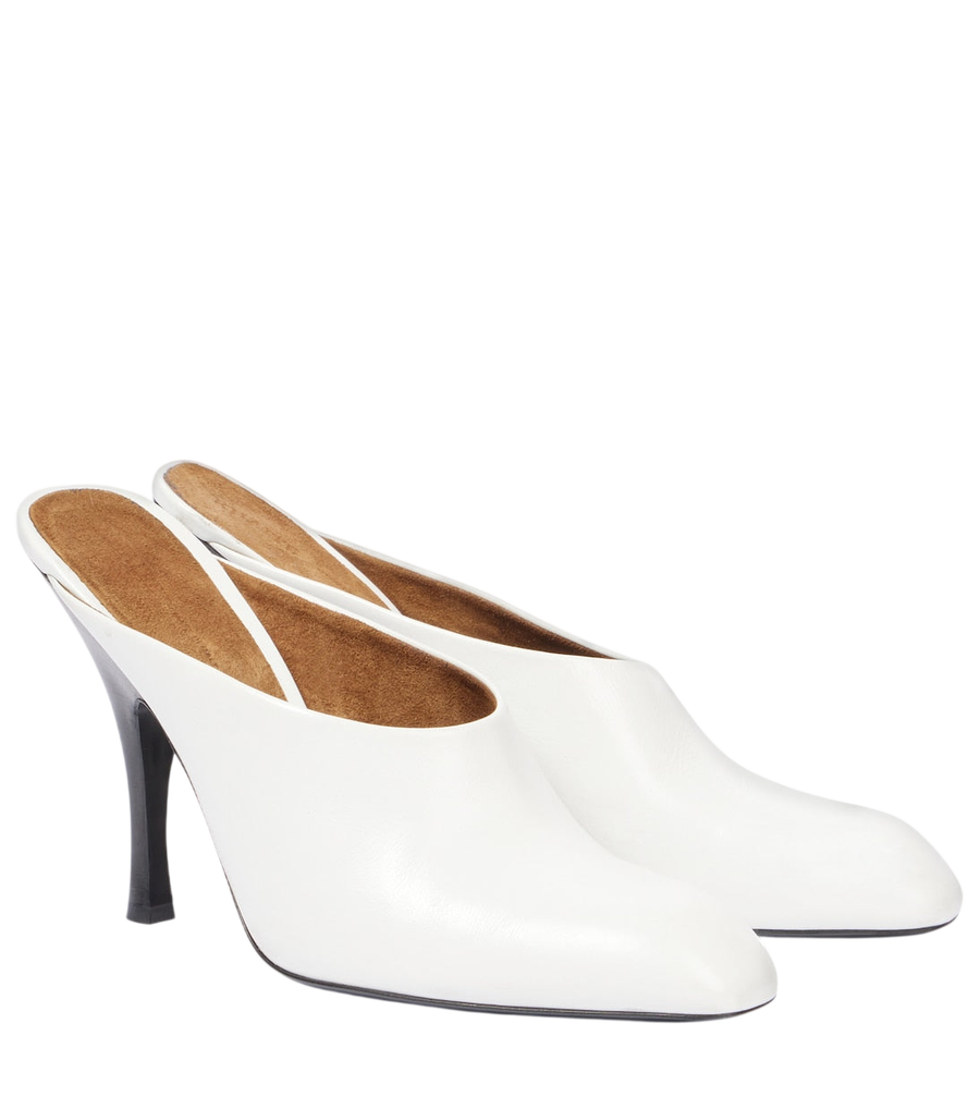 Khaite Mules in pelle Colt 100