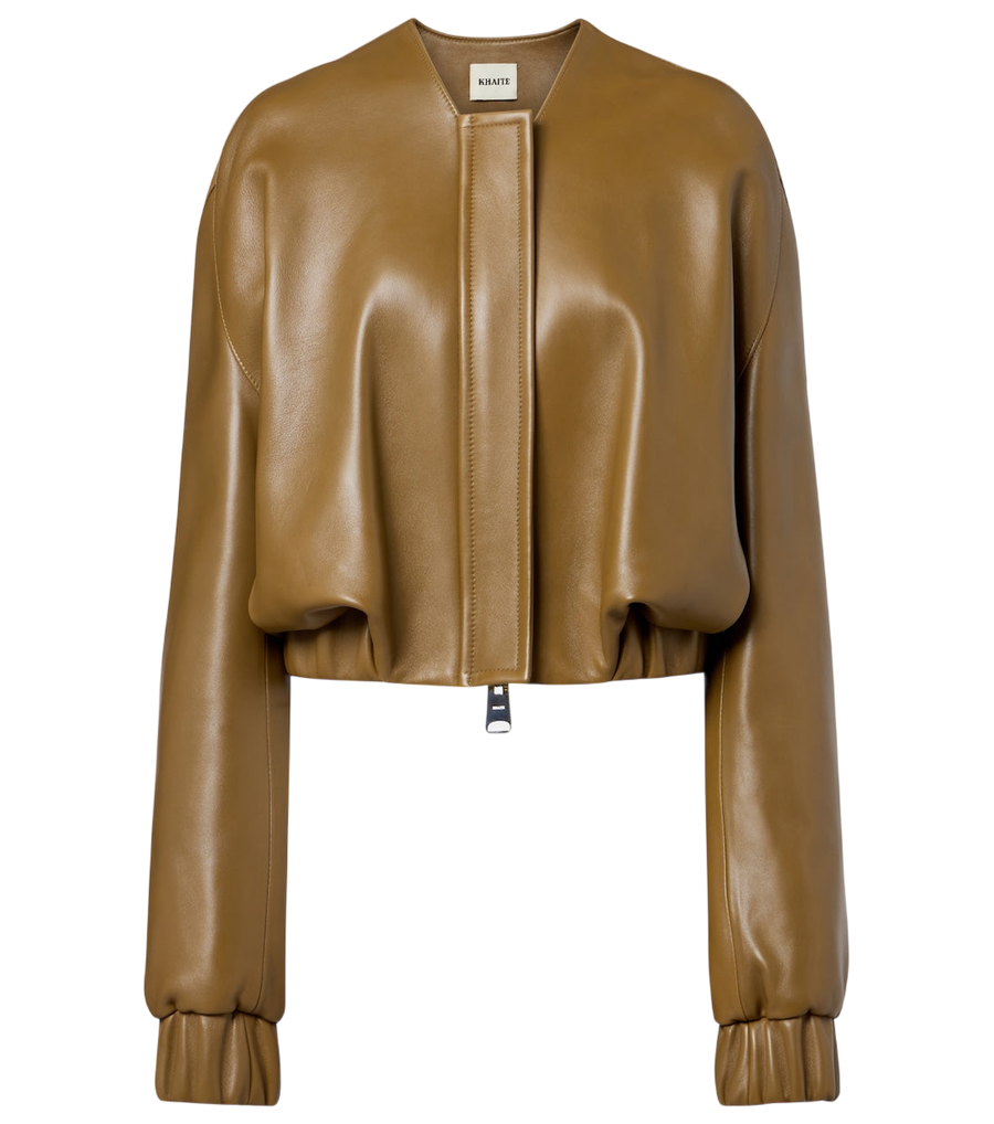 Khaite Cordan leather jacket