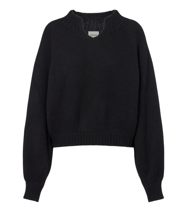 Khaite Cropped cashmere sweater
