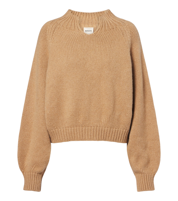 Khaite Cropped cashmere sweater