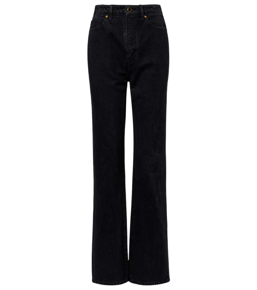 Jeans de tiro alto y corte recto Danielle de Khaite